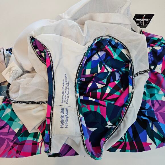 Swim Solutions Waist Minimizer Off the Shoulder One Piece Swimsuit Women's 18 - Picture 5 of 11